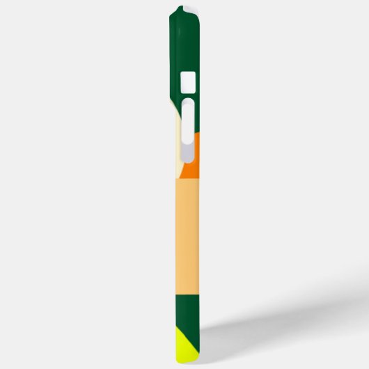 Geometrisch Abstrakt geformtes, leuchtendes, farbi Case-Mate iPhone Hülle (Rückseite / Links)