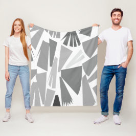 Geometrisch Abstrakt geometrisch Fleecedecke