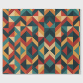 geometrisch abstrakt geschenkpapier (Flach)
