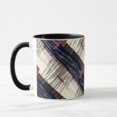 Geometrisch abstrakt gestreift tasse (Links)