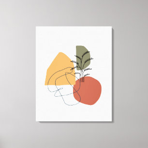 geometrisch, Abstrakt, minimalistisch, modern, pas Leinwanddruck