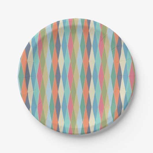Geometrisch, abstrakt. pappteller (Vorderseite)