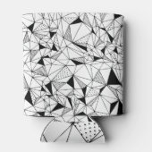 Geometrisch Abstrakt: Polygonaler Hintergrund Art. Dosenkühler (Rückseite)