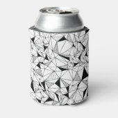 Geometrisch Abstrakt: Polygonaler Hintergrund Art. Dosenkühler (Kanne Rückseite)