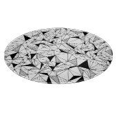 Geometrisch Abstrakt: Polygonaler Hintergrund Art. Schneidebrett (Ecke)