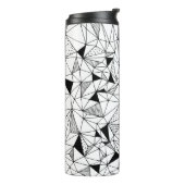 Geometrisch Abstrakt: Polygonaler Hintergrund Art. Thermosbecher (Nach links gedreht)