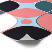 geometrisch, abstrakt poster (Ecke)