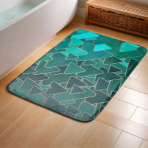 Geometrisch abstraktes Aquamarines Dreieck