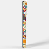 Geometrisch anpassbar blass gelb, rot, orange Case-Mate iPhone hülle (Rückseite / Rechts)