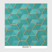 geometrisch aufkleber (Blatt)