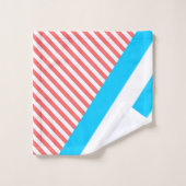 geometrisch badhandtuch set (Waschlappen)