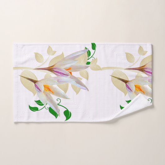 Geometrisch Badhandtuch Set (Handtuch)