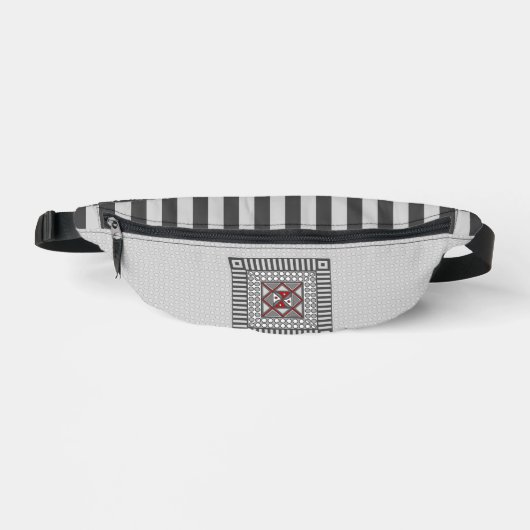 Geometrisch Bauchtasche (Vorderseite)