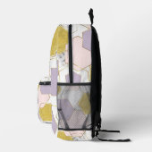 geometrisch bedruckter rucksack (Rechts)