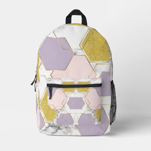 geometrisch bedruckter rucksack (Vorderseite)