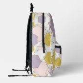 geometrisch bedruckter rucksack (Links)