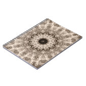 geometrisch, beige, braun, mandala notizblock (Linke Seite)