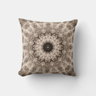geometrisch, beige, braun, Mandalas Kissen