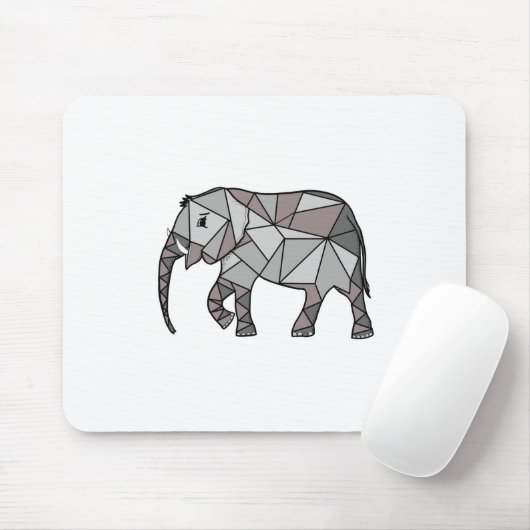 geometrisch, bischöflich grau mousepad (Mit Mouse)