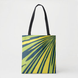 geometrisch blau-gelb tasche