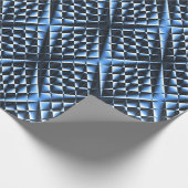 Geometrisch blau .... geschenkpapier (Ecke)