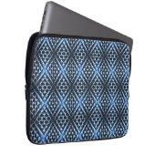 Geometrisch blau ... laptopschutzhülle (Vorne Rechts)