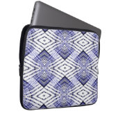 Geometrisch blau ...... laptopschutzhülle (Vorne Rechts)