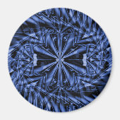 Geometrisch blau... magnet (Vorne)