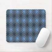 Geometrisch blau .... mousepad (Mit Mouse)