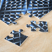 Geometrisch blau .... puzzle (Seite)