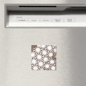 geometrisch braun-weiß magnet (In Situ (Geschirrspüler))