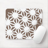 geometrisch braun-weiß mousepad (Mit Mouse)