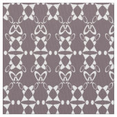 geometrisch-braune Ziermuster Stoff (Nahaufnahme)