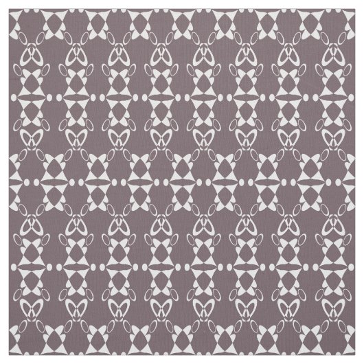 geometrisch-braune Ziermuster Stoff (Muster)