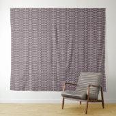 geometrisch-braune Ziermuster Wandteppich (Beispiel (Horizontal))