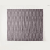 geometrisch-braune Ziermuster Wandteppich (Vorderseite (Horizontal))