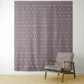 geometrisch-braune Ziermuster Wandteppich (Beispiel)