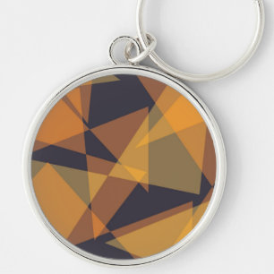 Geometrisch, cool, trendy, modern, einfache Dreiec Schlüsselanhänger