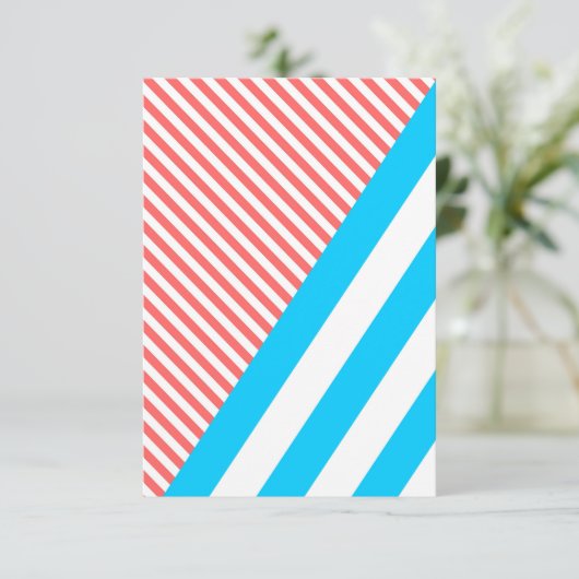 geometrisch dankeskarte (Stehend Vorderseite)