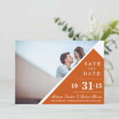 Geometrisch Daten speichern | ABWEICHUNGEN Save The Date (Stehend Vorderseite)
