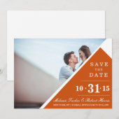Geometrisch Daten speichern | ABWEICHUNGEN Save The Date (Vorne/Hinten)