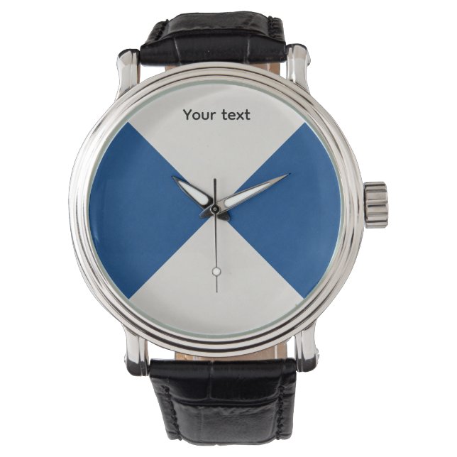 Geometrisch Dekorativ Armbanduhr (Vorderseite)