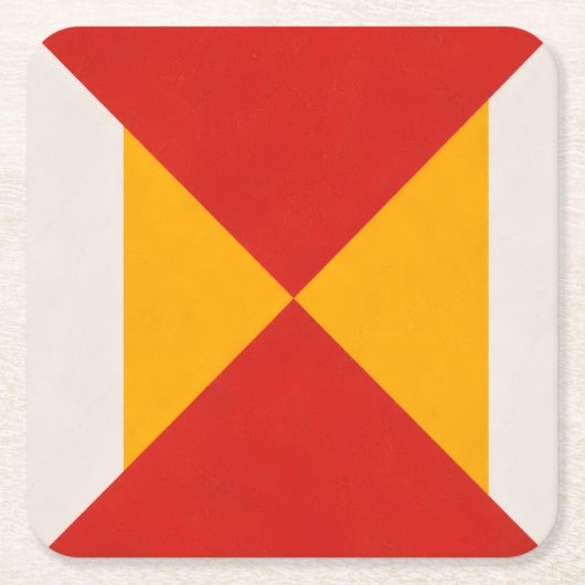 Geometrisch Dekorativ Rechteckiger Pappuntersetzer (Vorderseite)