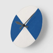 Geometrisch Dekorativ Runde Wanduhr (Winkel)