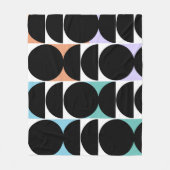 Geometrisch des modernen Mittelzentrums Fleecedecke (Vorderseite)