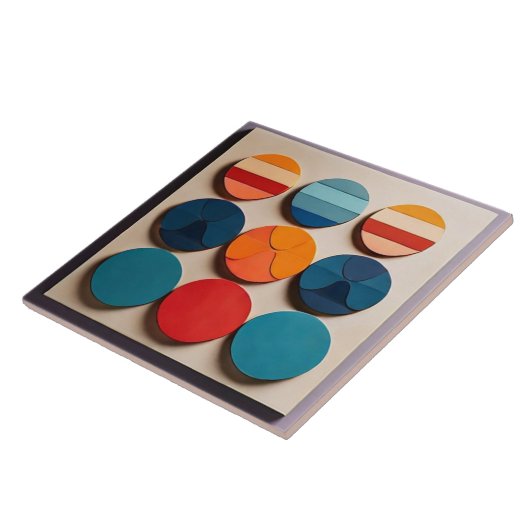 Geometrisch des modernen Mittelzentrums Fliese (Seite)