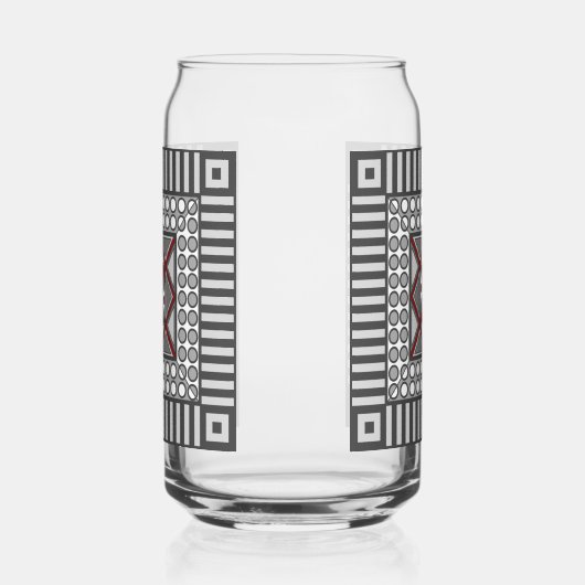 Geometrisch Dosenglas (Links)