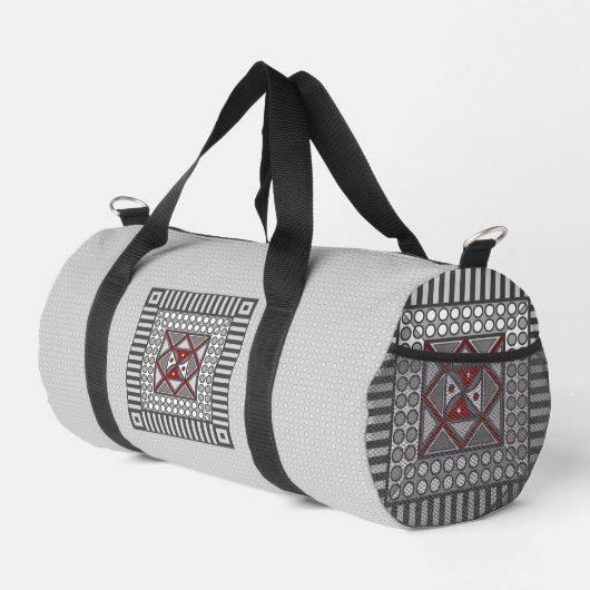 Geometrisch Duffle Bag (Rechte Ecke)