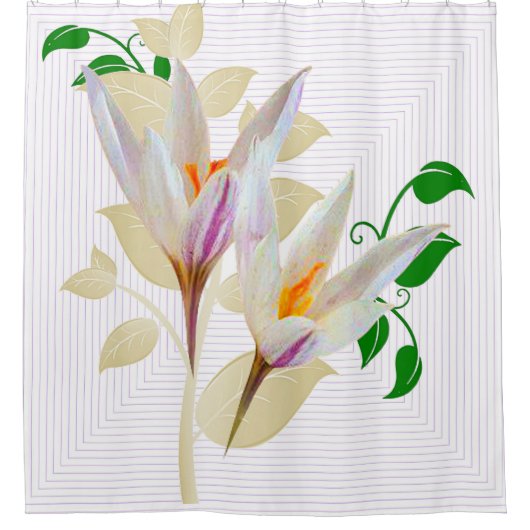 Geometrisch Duschvorhang (Vorderseite)