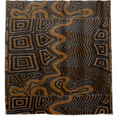 Geometrisch, einzigartig und maskuline duschvorhang (Vorderseite)